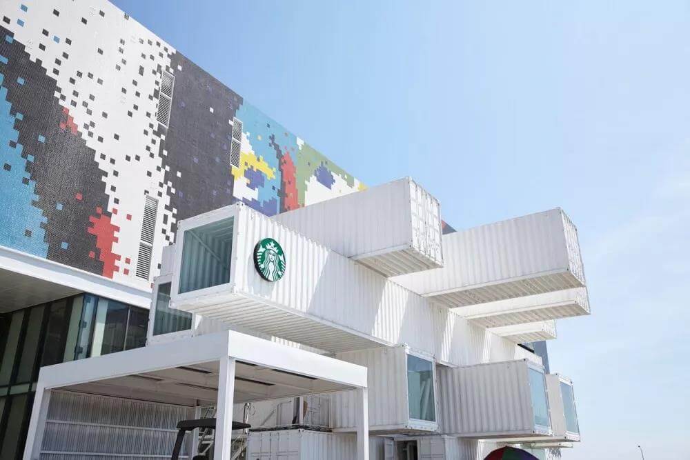 珠海由隈研吾设计，星巴克在台湾的首家集装箱门店！
