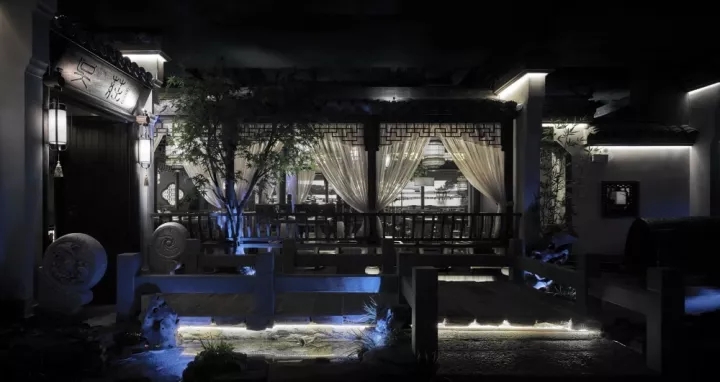 珠海餐厅就要这样餐饮空间设计，才有江南味道