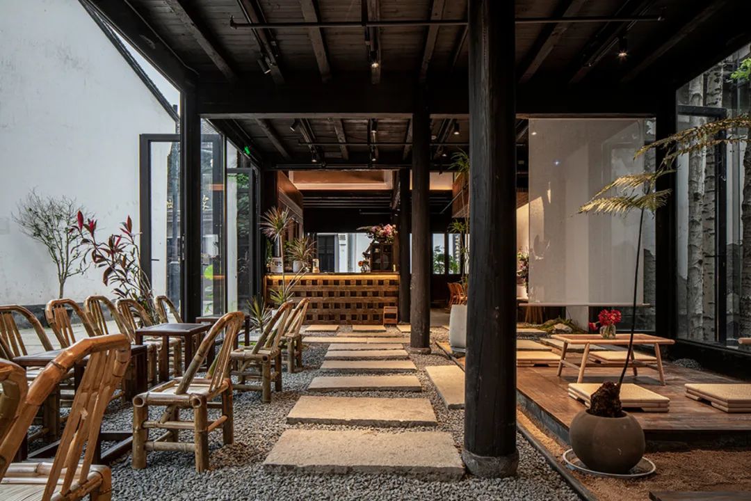 咖啡店餐饮空间设计中国元素
